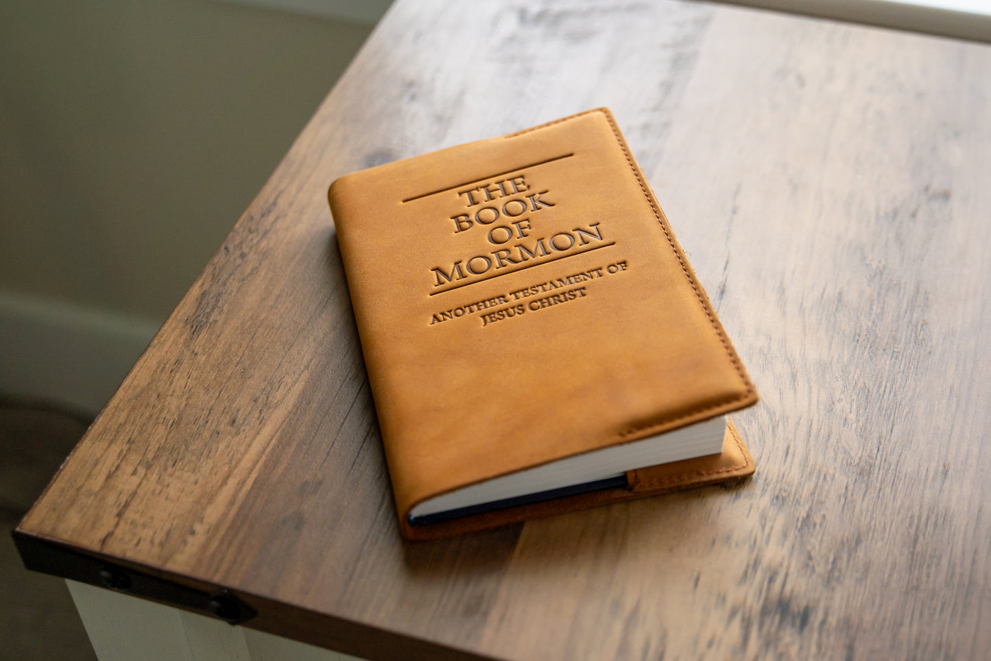 Leather Book of Mormon - Hard Cover