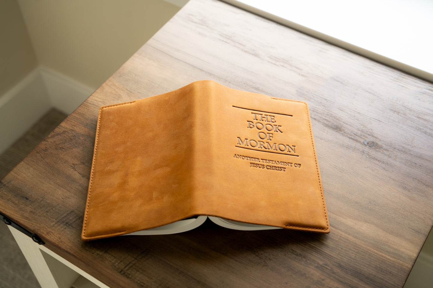 Leather Book of Mormon - Hard Cover