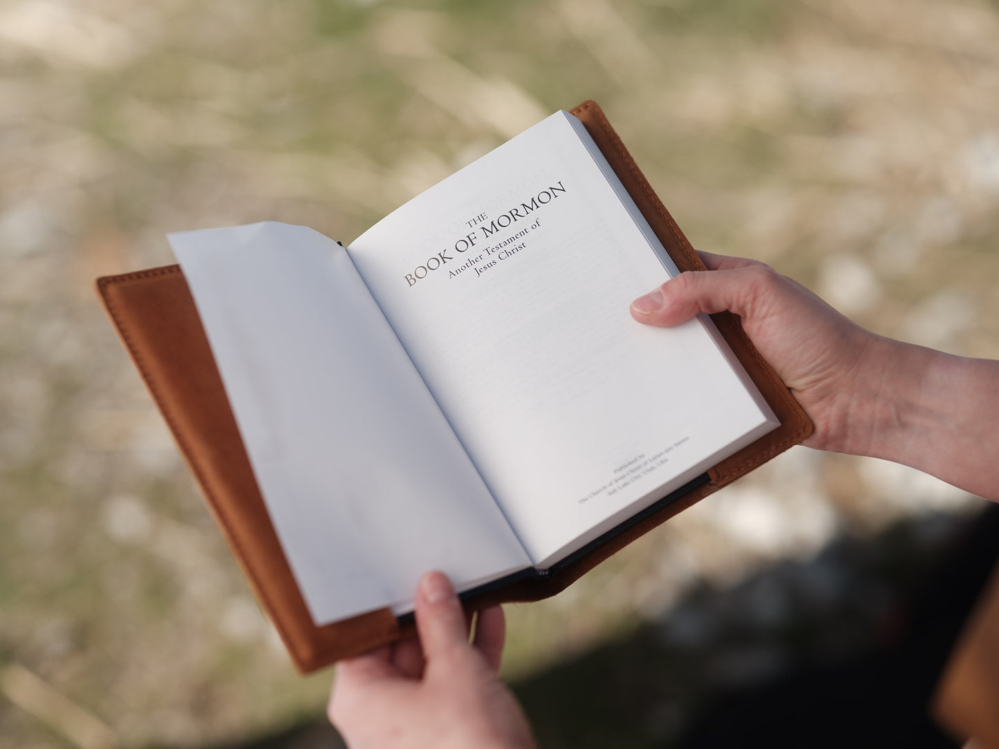 Leather Book of Mormon - Hard Cover
