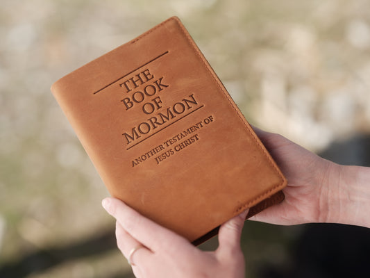 Leather Book of Mormon - Hard Cover