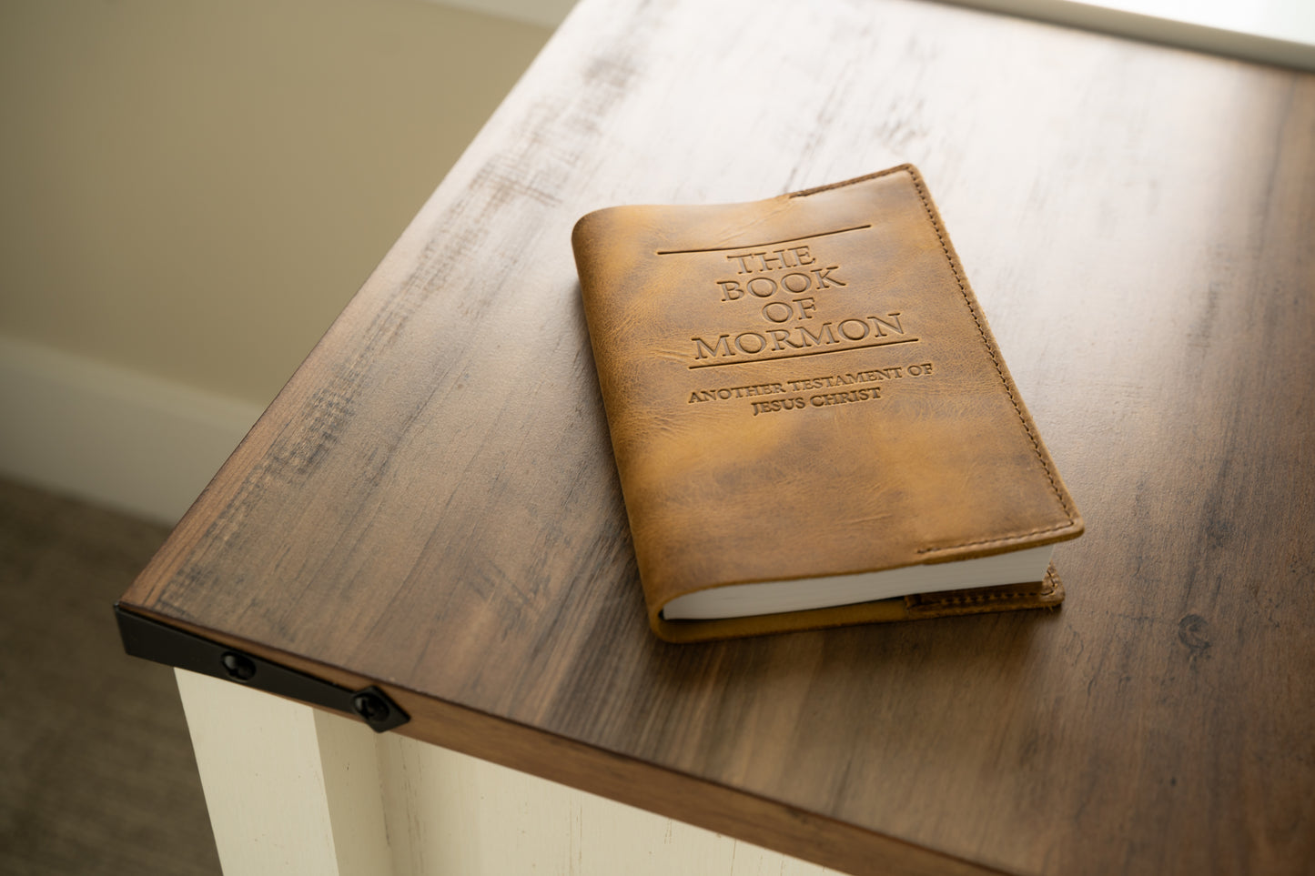 Leather Book of Mormon - Soft Cover